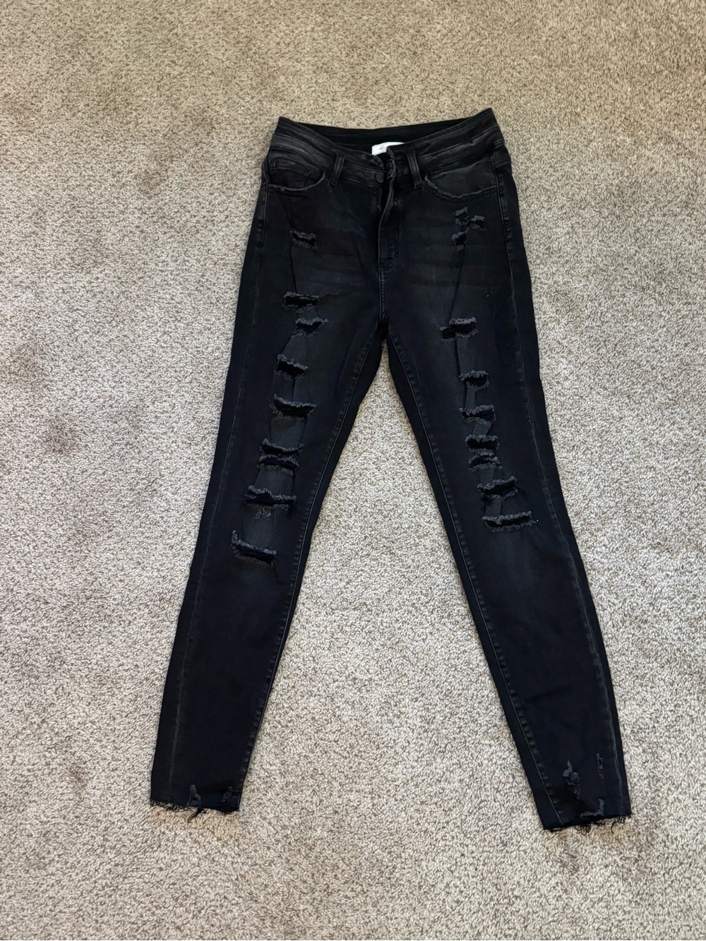 KanCan Black Ripped Women’s Skinny Jeans